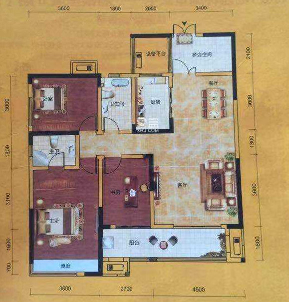 湘银星城  3室2厅2卫    75.0万 湘银星城  3室2厅2卫    75.0万室内图
