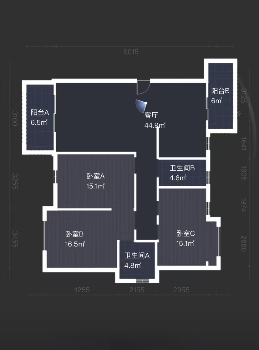 逸都花园 4室2厅2卫 52.00万 逸都花园 4室2厅2卫 52.00万室内图