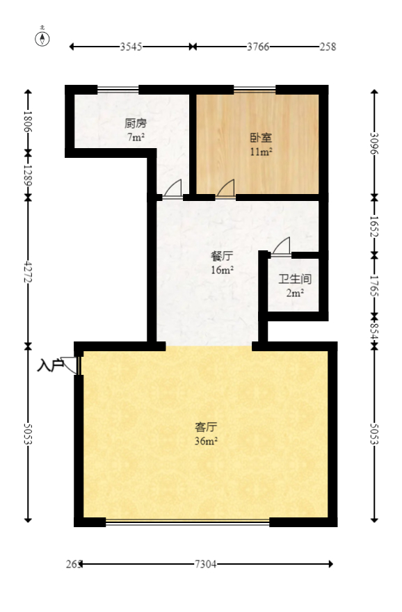 橘郡礼顿山  6室3厅4卫   560.00万室内图1