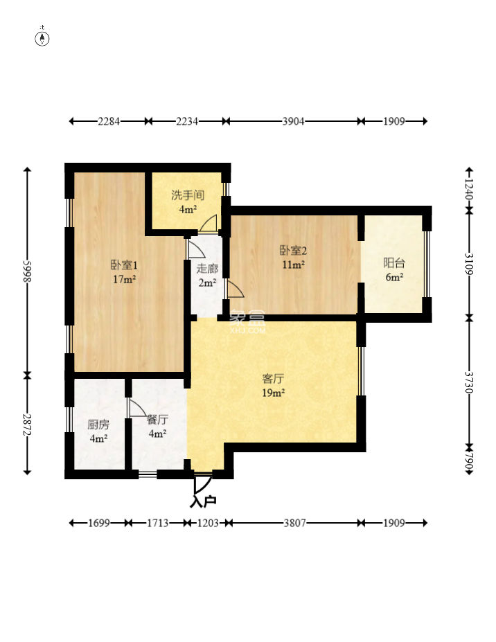 東璽門  3室2廳1衛(wèi)   95.00萬