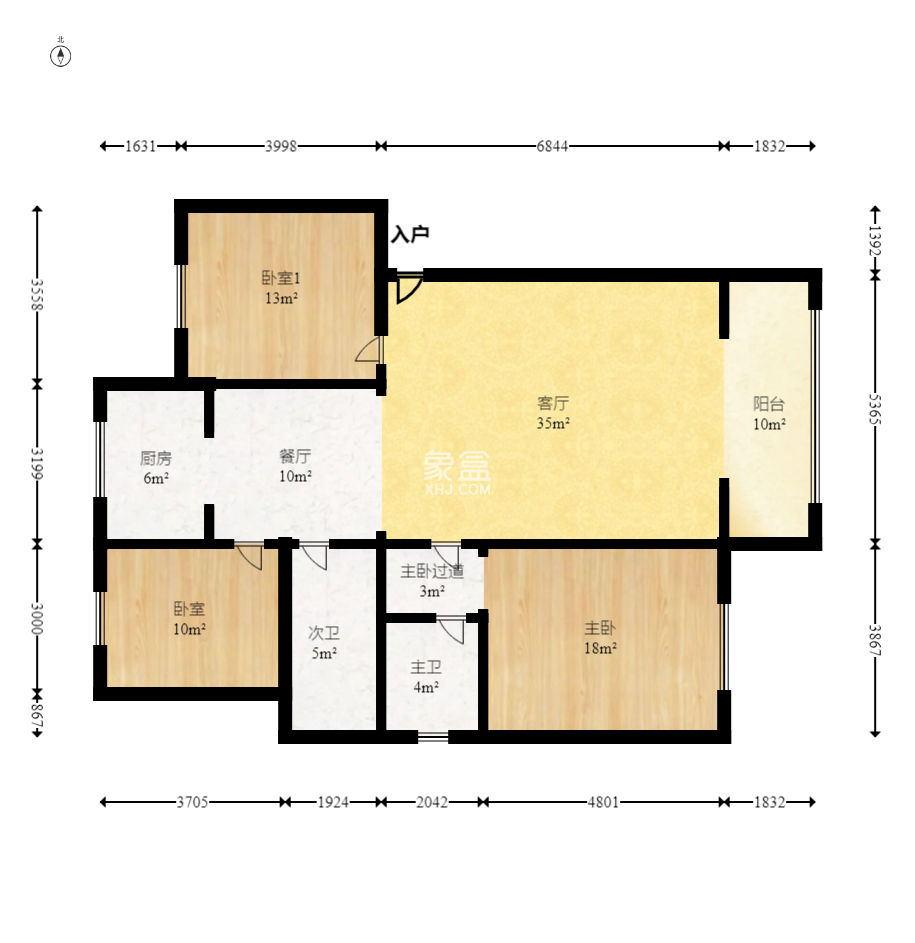 新桥小区  3室2厅1卫   80.00万