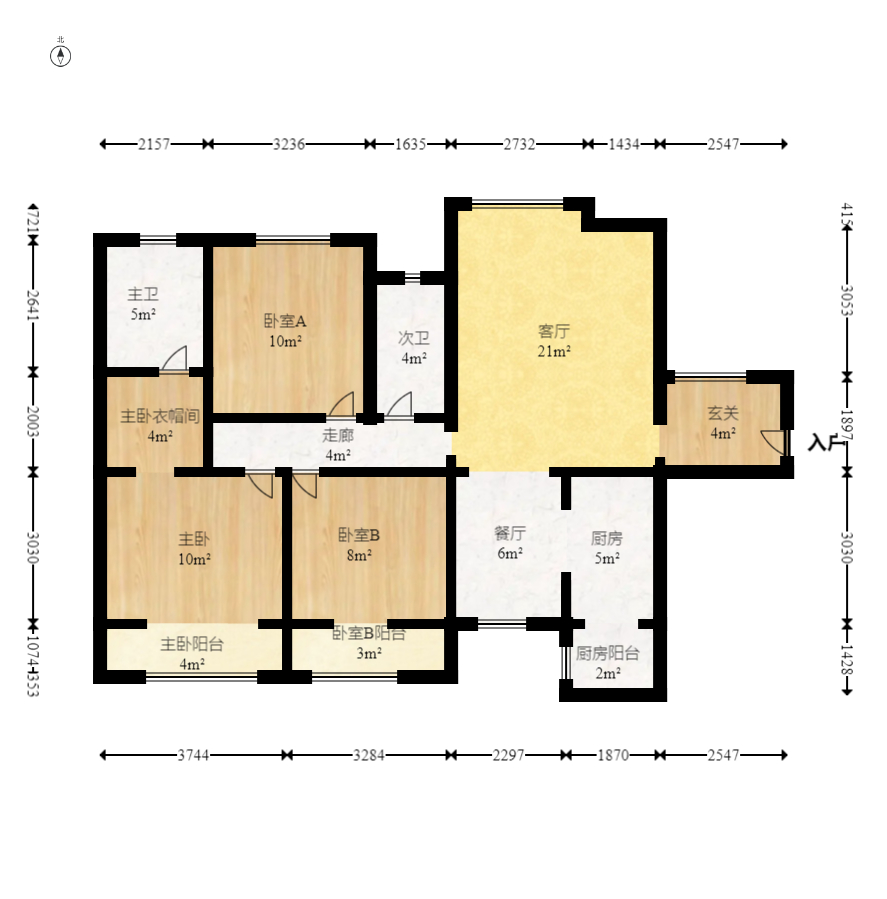 中建芙蓉嘉苑  3室2厅2卫    139.6万室内图1