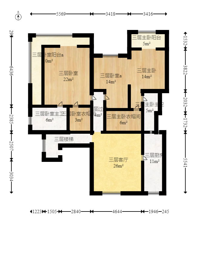 山水湾  8室5厅5卫   788.00万 山水湾  8室5厅5卫   788.00万户型图