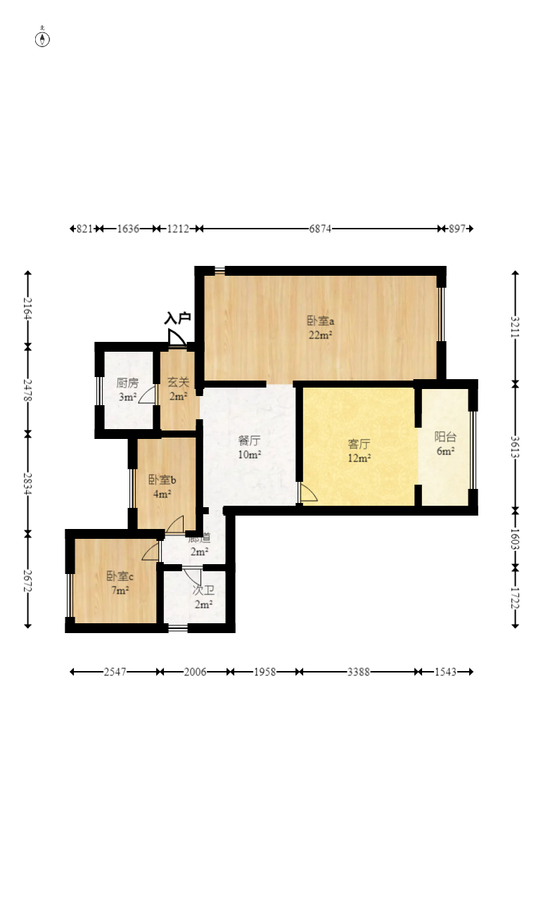 梅溪正荣府  4室2厅2卫   130.00万 梅溪正荣府  4室2厅2卫   130.00万户型图