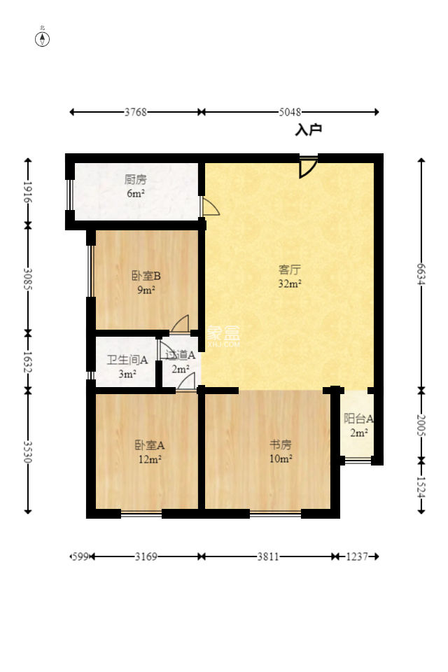 才子嘉都  2室2厅1卫   60.80万