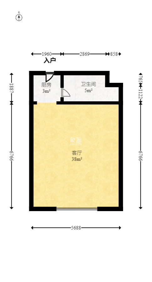 达美溪湖湾  2室1厅1卫   144.00万