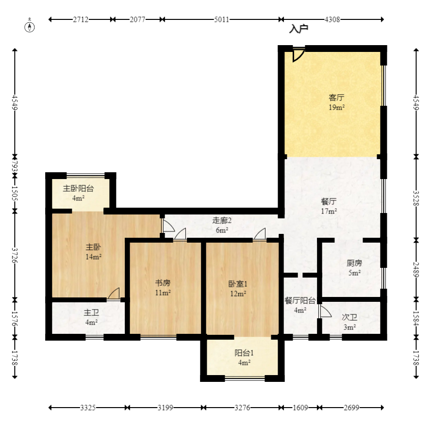 警苑星城  3室2厅1卫   90.00万 警苑星城  3室2厅1卫   90.00万户型图