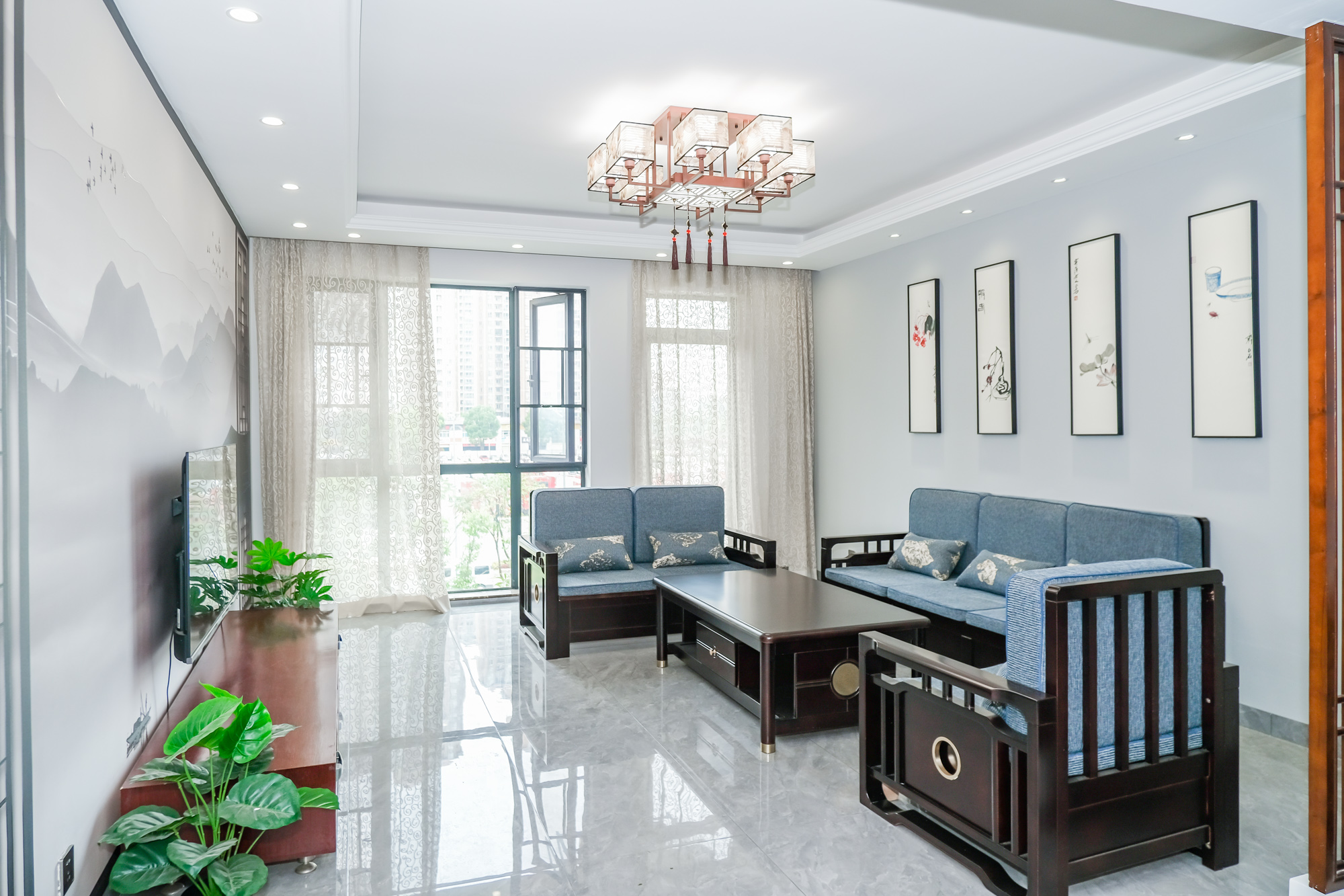 美林水郡 3室2厅1卫 128.80万 美林水郡 3室2厅1卫 128.80万客厅