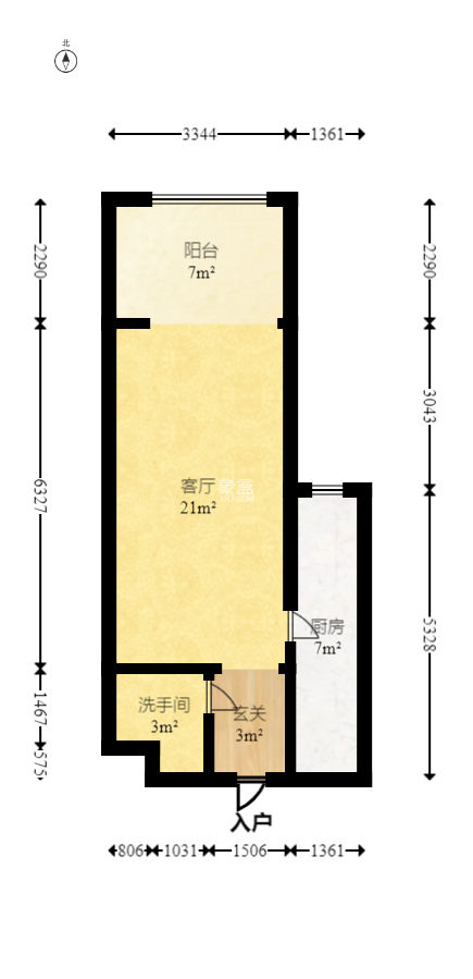 湘水和天下  1室1厅1卫   46.80万