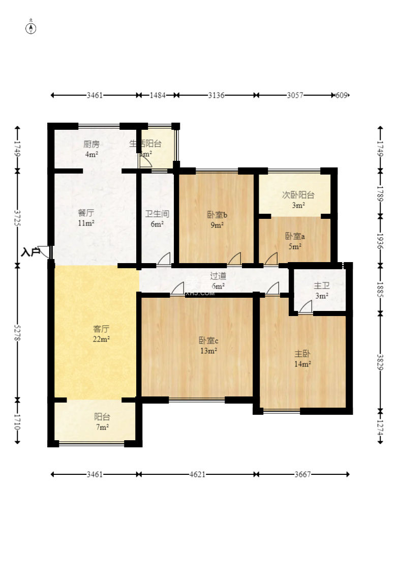 澳海谷山府  4室2廳2衛(wèi)   108.90萬(wàn)