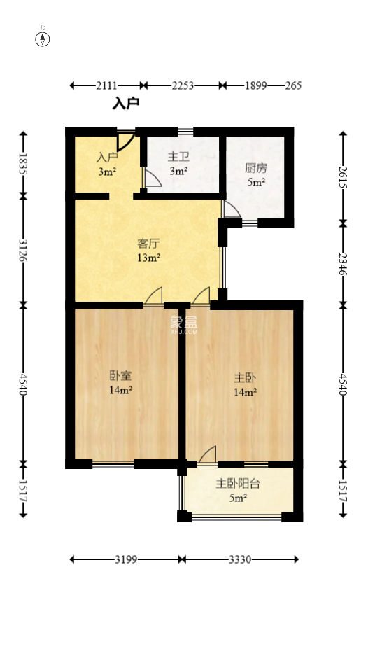 杏花园小区  2室1厅1卫   38.00万