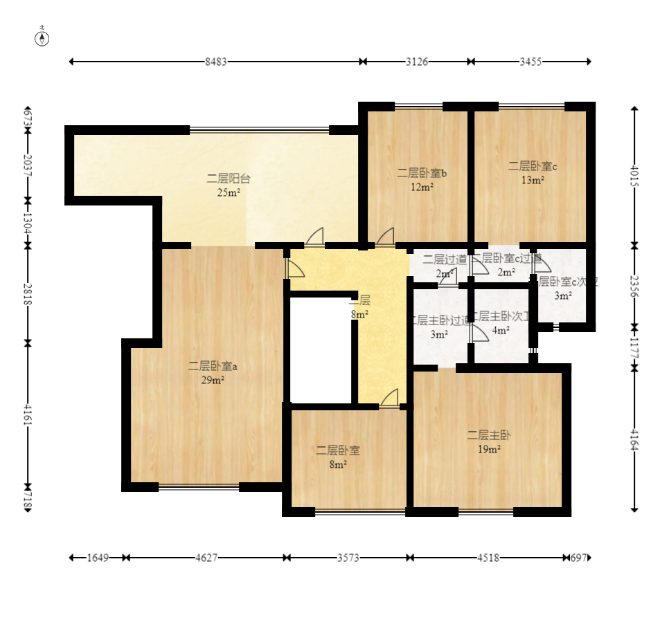 阳光紫薇园 8室2厅5卫 256.80万 阳光紫薇园 8室2厅5卫 256.80万户型图