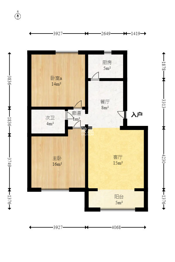 雷锋机电市场一期  2室2厅1卫   50.00万 雷锋机电市场一期  2室2厅1卫   50.00万户型图