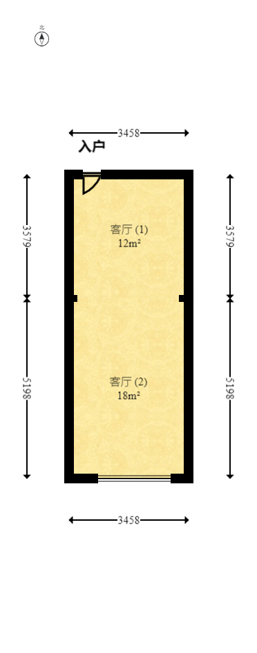 华润凤凰城一期  1室1厅1卫    30.5万 华润凤凰城一期  1室1厅1卫    30.5万户型图