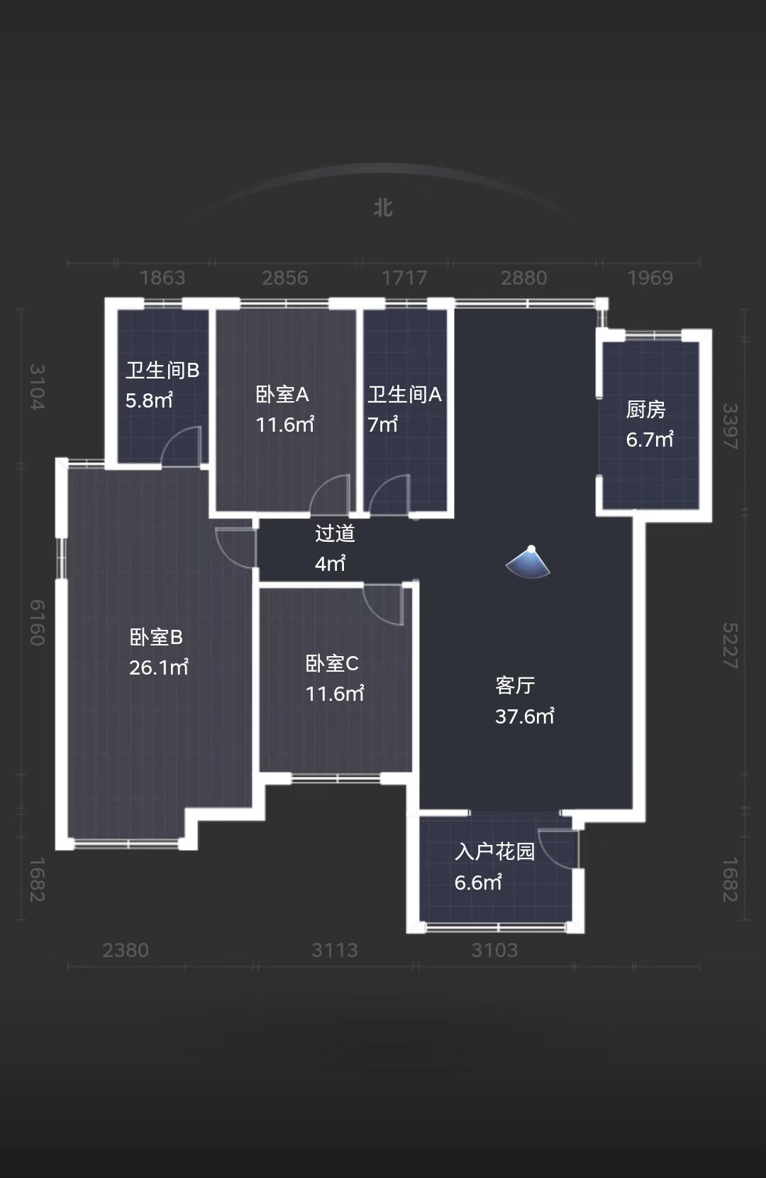 金质颐园  3室2厅2卫    96.0万 金质颐园  3室2厅2卫    96.0万室内图