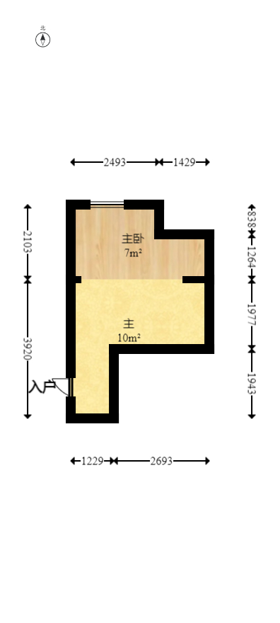 长房时代城  3室2厅2卫   198.00万室内图1