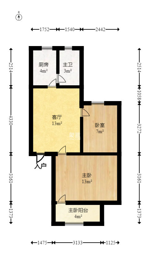 涂家冲社区（涂新小区、农商银行宿舍）  2室2厅1卫   39.80万