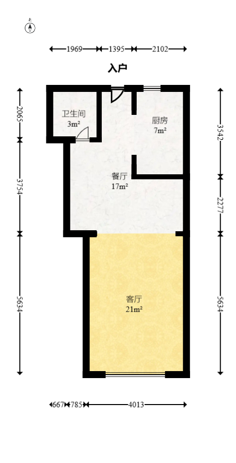 星湖湾一期高层  4室2厅3卫    112.78万室内图1