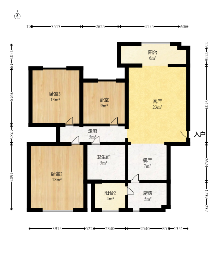 紫云阁 4室2厅1卫 82.80万 紫云阁 4室2厅1卫 82.80万户型图