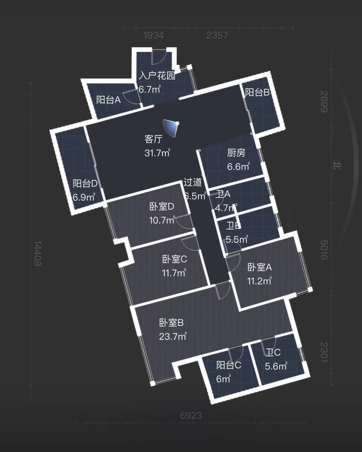 蓝溪谷 4室2厅2卫 85.00万 蓝溪谷 4室2厅2卫 85.00万室内图