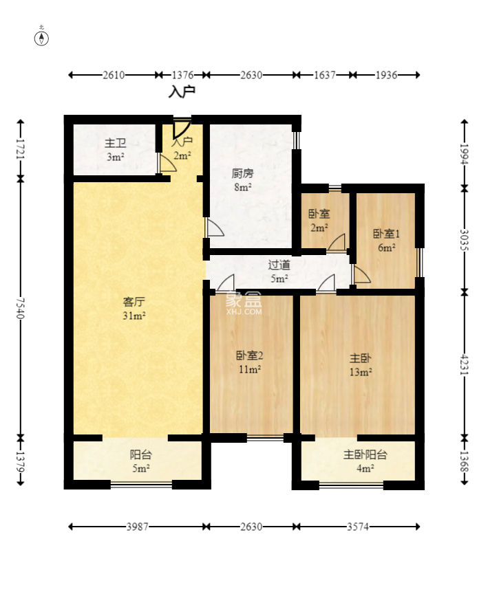 雄踞都市東家 3室2廳2衛 88.50萬