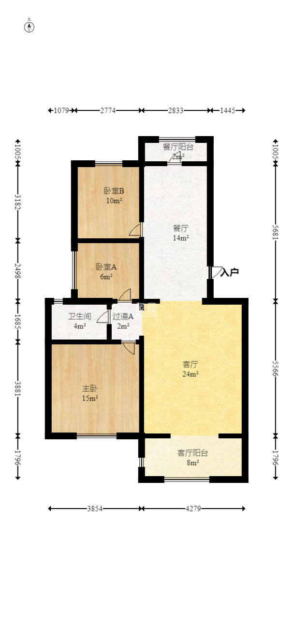 澳海月亮湾  3室2厅2卫   77.50万