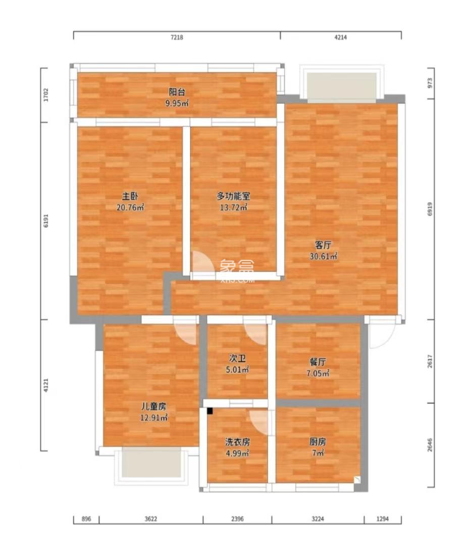 竹山小区  5室2厅3卫   50.00万室内图1