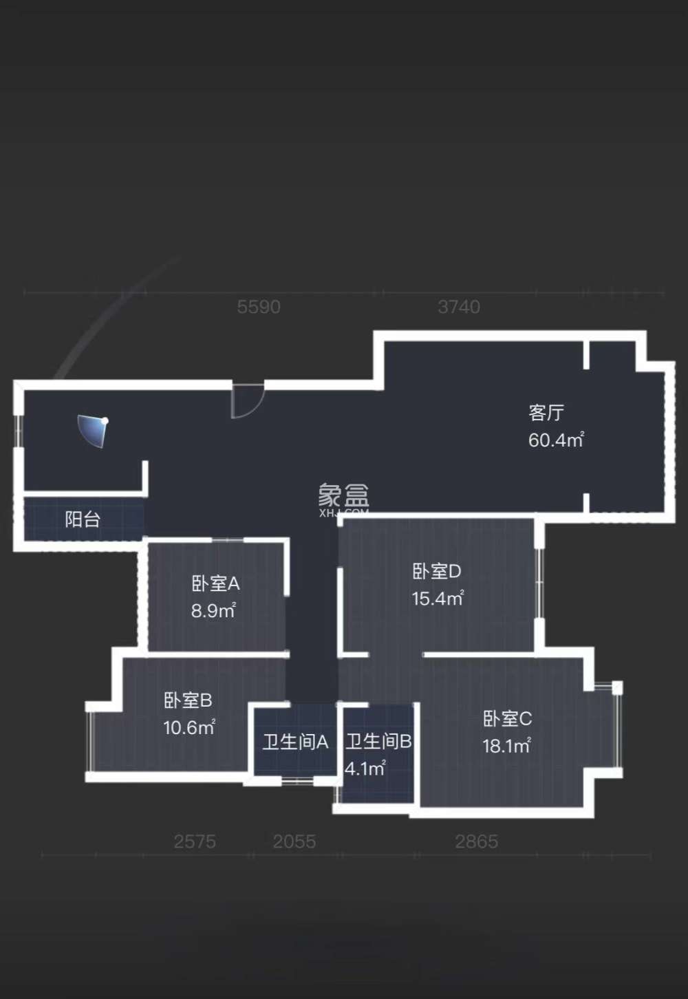 磐龙生态社区  3室2厅2卫   63.00万