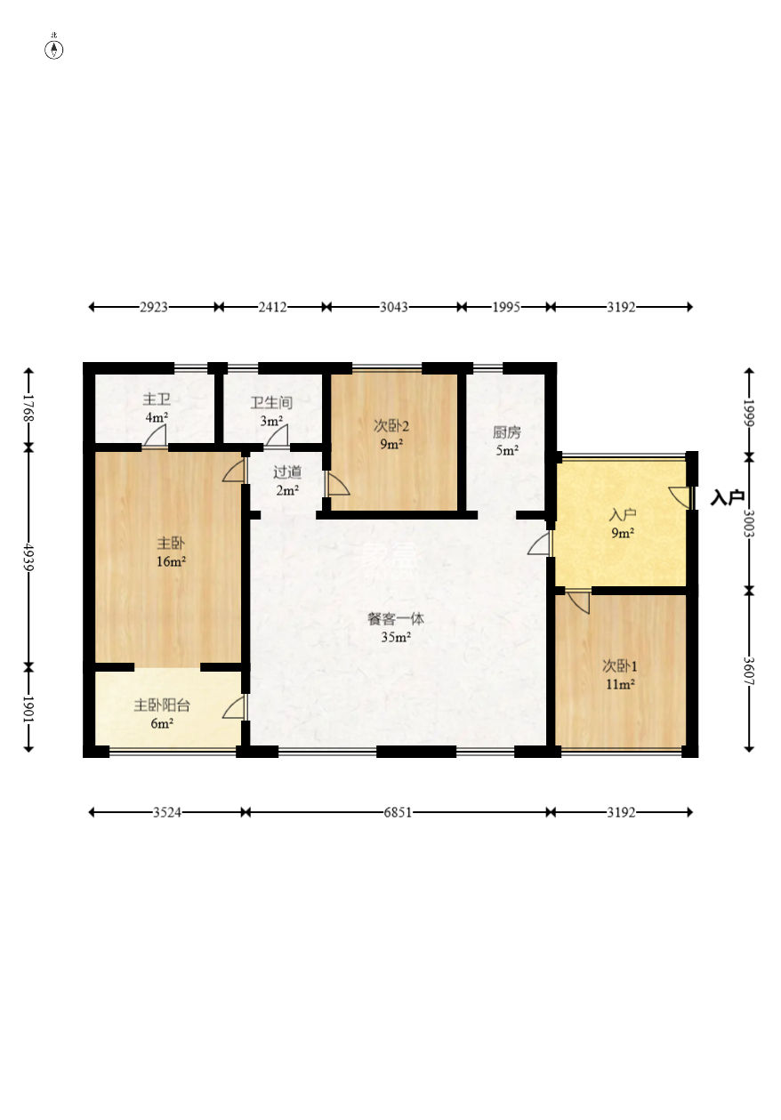 华润凤凰城二期  3室2厅2卫   98.00万