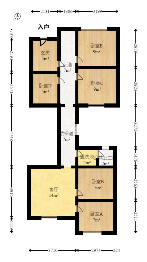 托斯卡纳  6室3厅3卫   526.00万