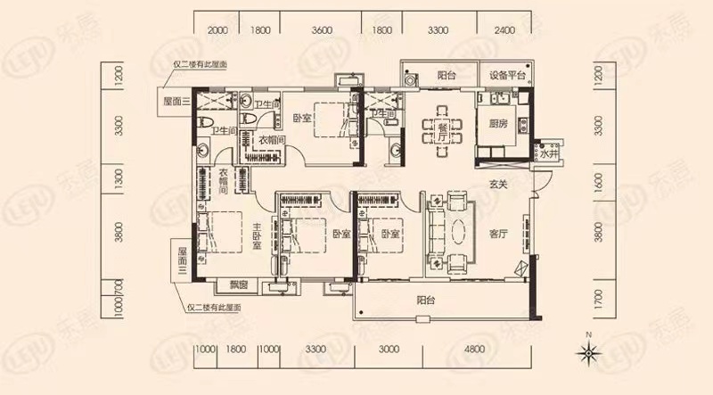 中建江湾壹号  4室2厅2卫   132.50万 中建江湾壹号  4室2厅2卫   132.50万室内图