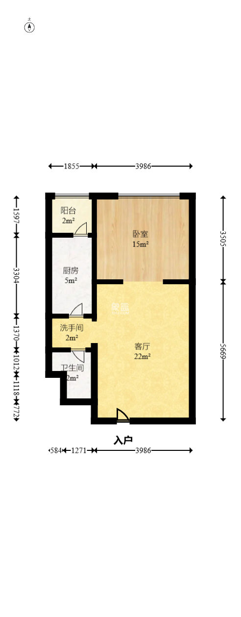 碧桂園威尼斯城  1室1廳1衛(wèi)   39.00萬
