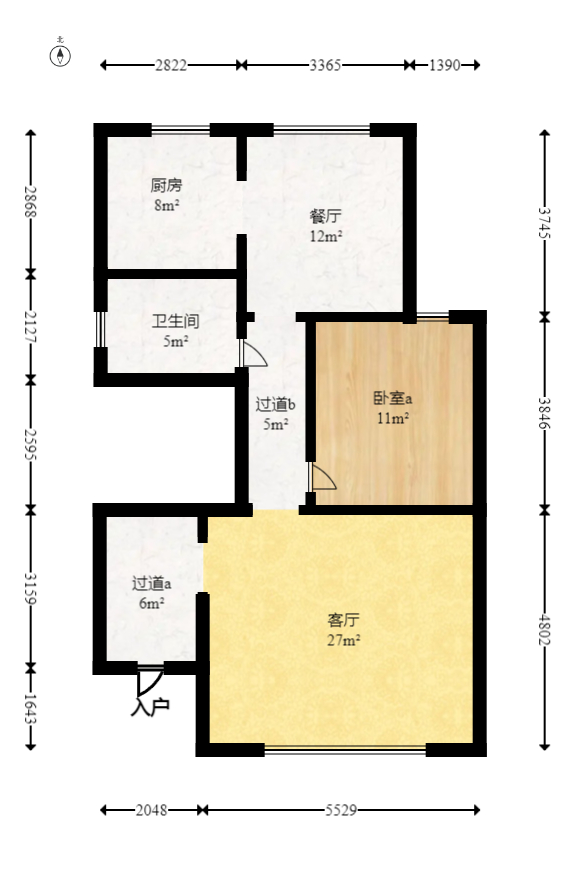 卢浮原著  5室2厅3卫   437.00万室内图1