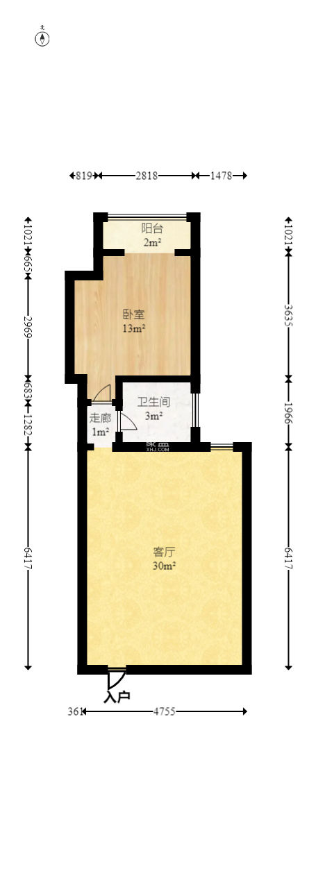 华天LOHO小镇  1室1厅1卫   25.00万