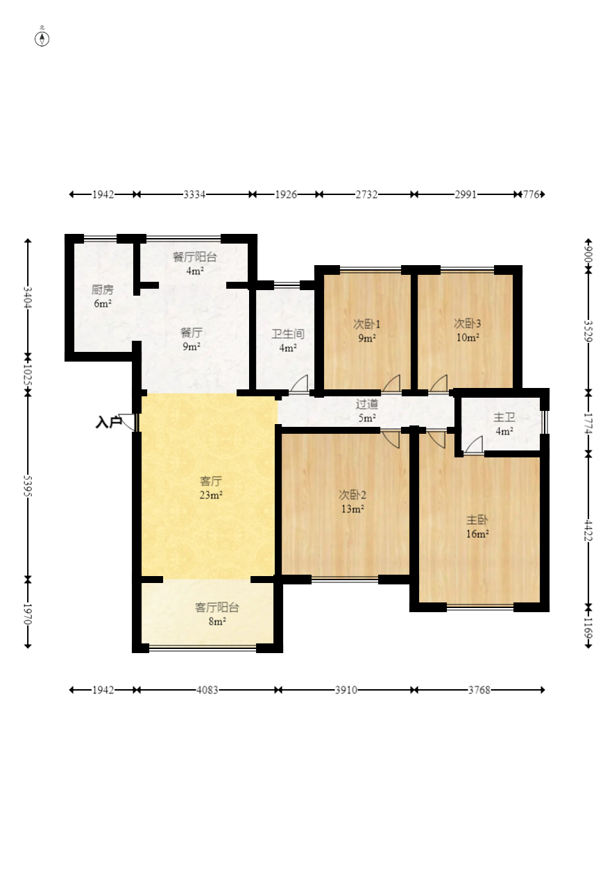未来漫城 4室2厅2卫 141.00万 未来漫城 4室2厅2卫 141.00万户型图