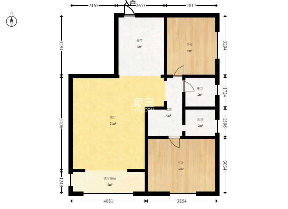 楚天家园  3室2厅1卫   42.80万