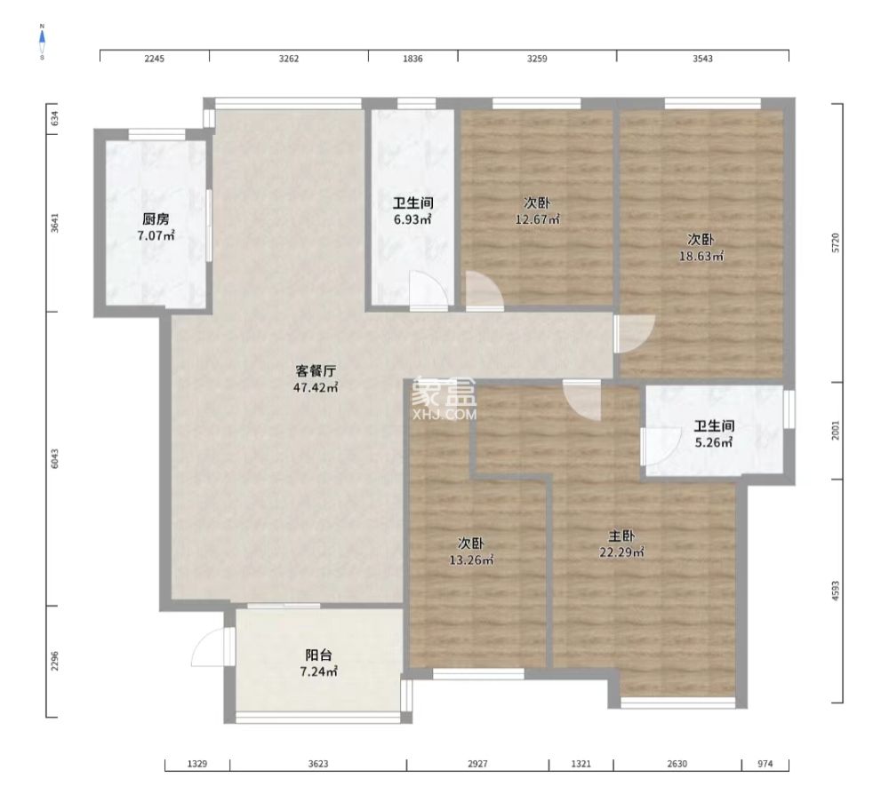 金质颐园  6室2厅3卫    126.8万