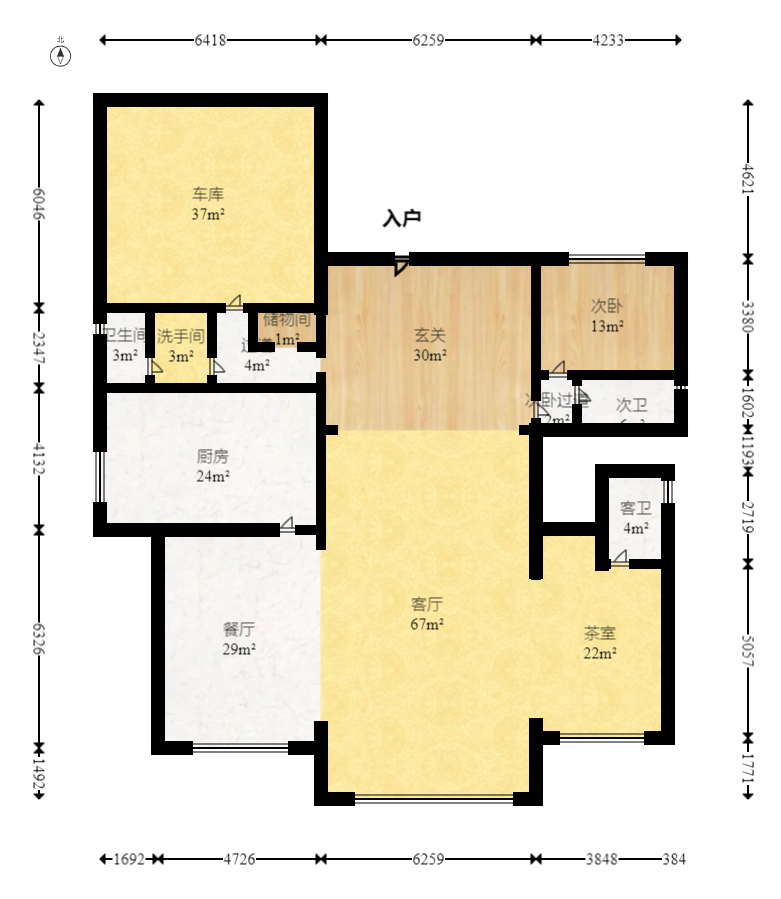 盈峰翠邸  7室3厅6卫   1080.00万 盈峰翠邸  7室3厅6卫   1080.00万户型图
