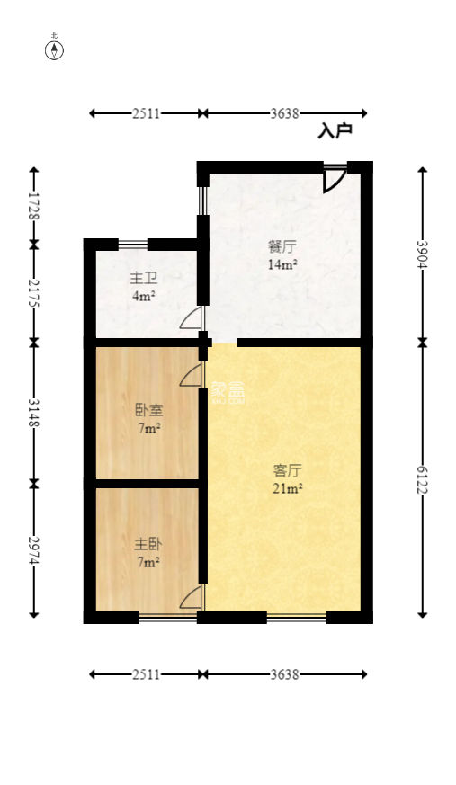 日出东方  2室1厅1卫    55.99万