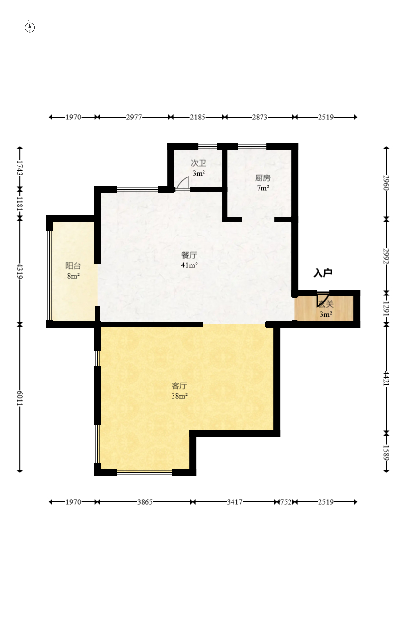 建发央著  4室2厅2卫   318.00万室内图1