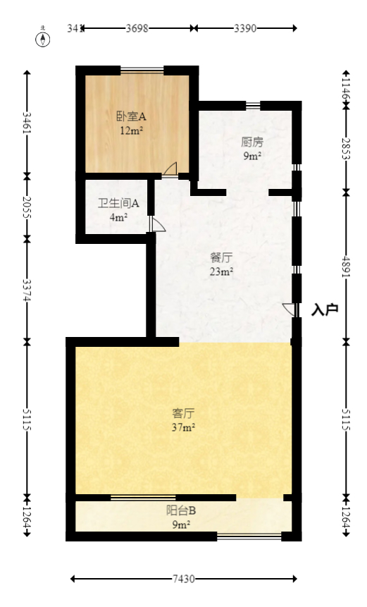 龍湖湘風(fēng)原著（龍湖湘風(fēng)星城）  6室4廳4衛(wèi)    418.0萬室內(nèi)圖1