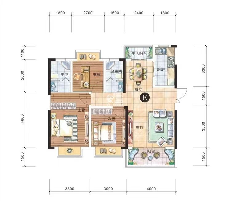亿都时光  0室2厅1卫    83.0万