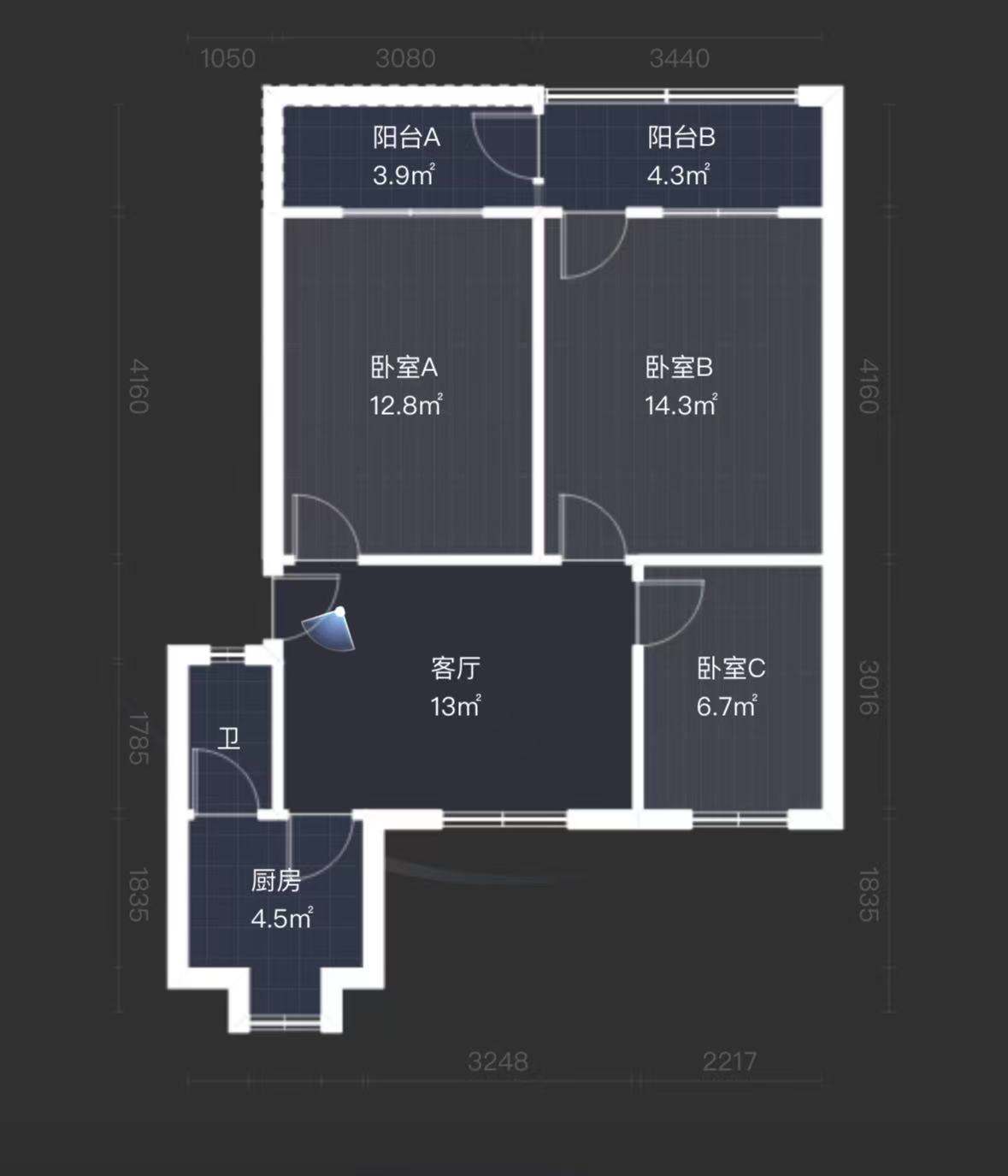 601红卫村  3室2厅1卫   29.80万 601红卫村  3室2厅1卫   29.80万室内图