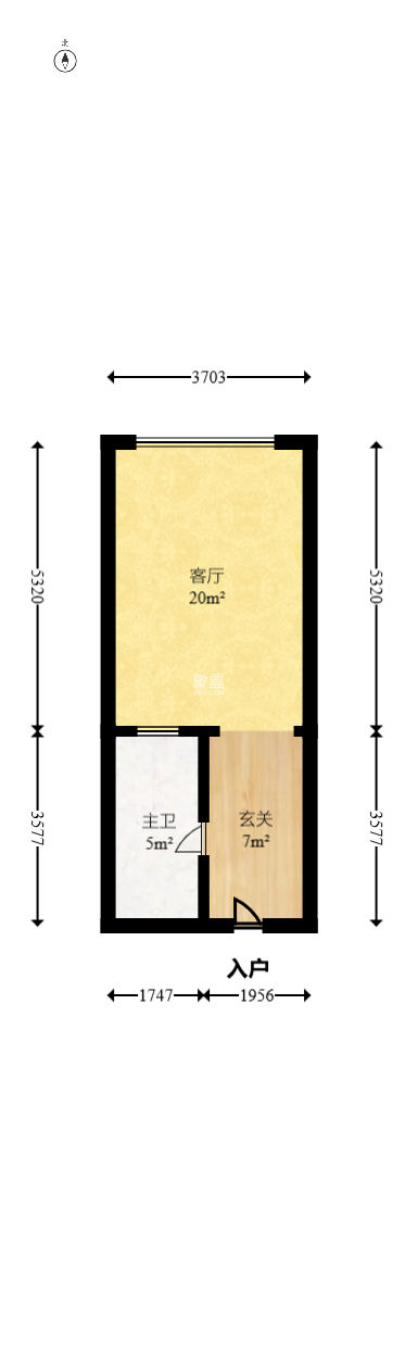 旭辉国际广场（永升商业广场）  1室1厅1卫   38.80万