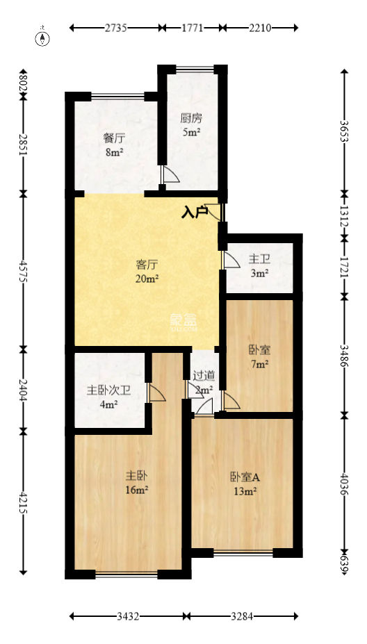 聚鑫大厦  3室2厅2卫    79.99万