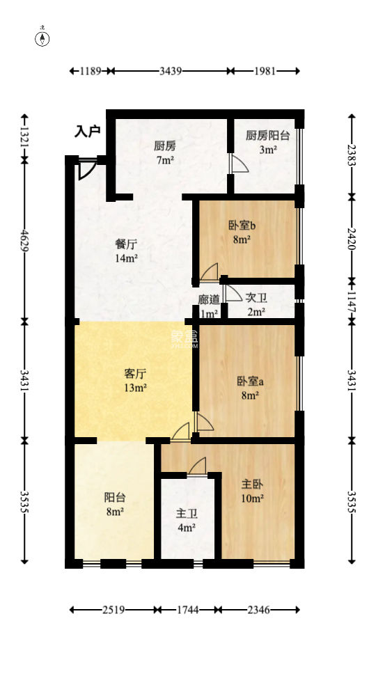 梅溪湖合能璞丽  3室2厅2卫   113.00万