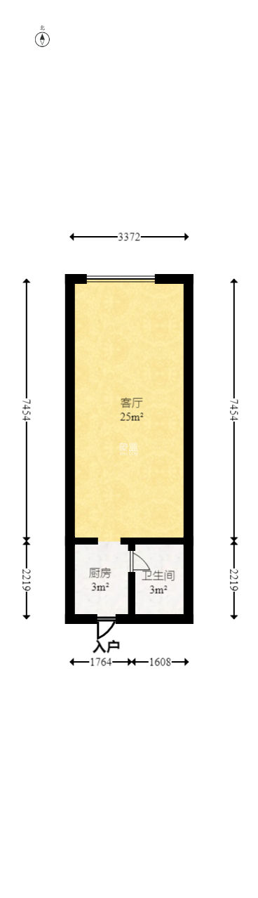 海德公园  1室1厅1卫   28.00万