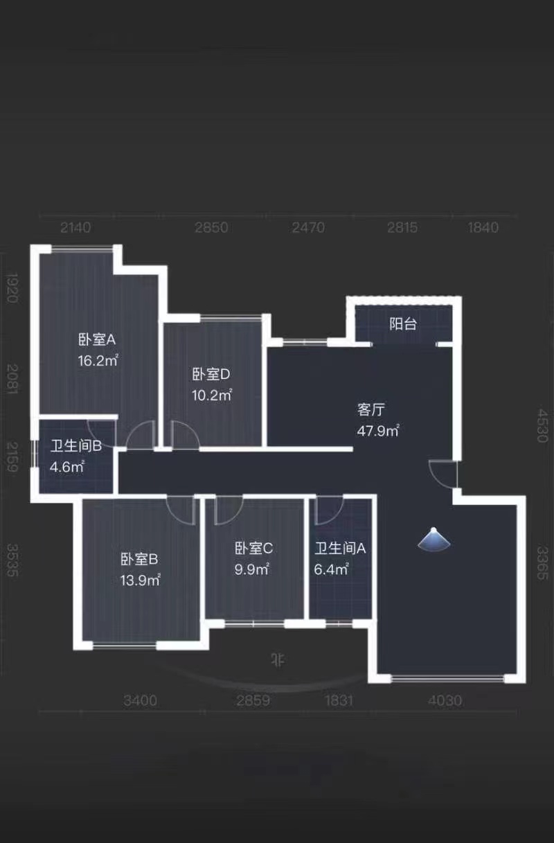 西郡佳园  4室2厅2卫    51.8万