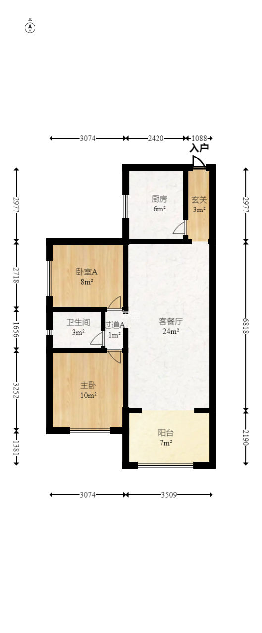 金科世界城  2室2厅1卫   49.80万