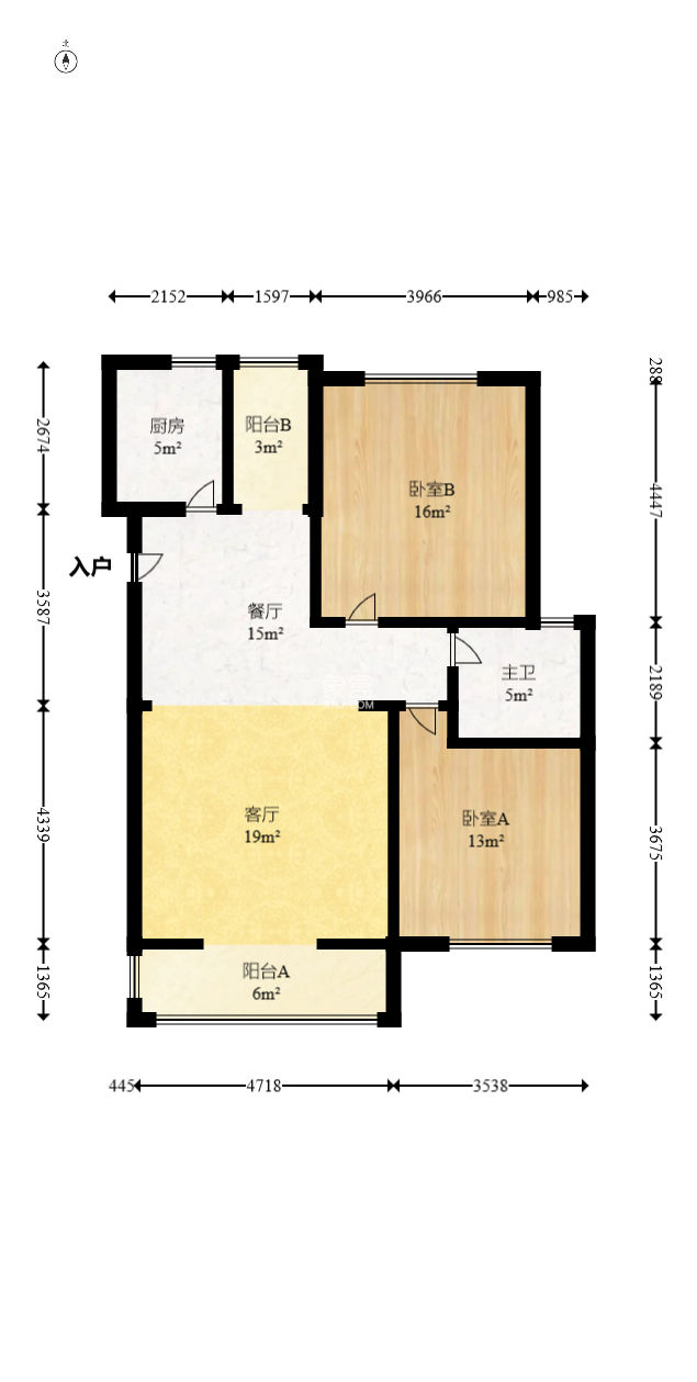 长沙欧洲城  2室2厅1卫   85.00万